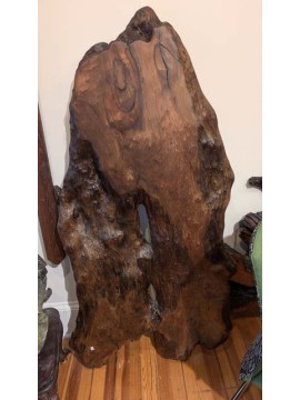 Redwood Wall Slab, Live Edge